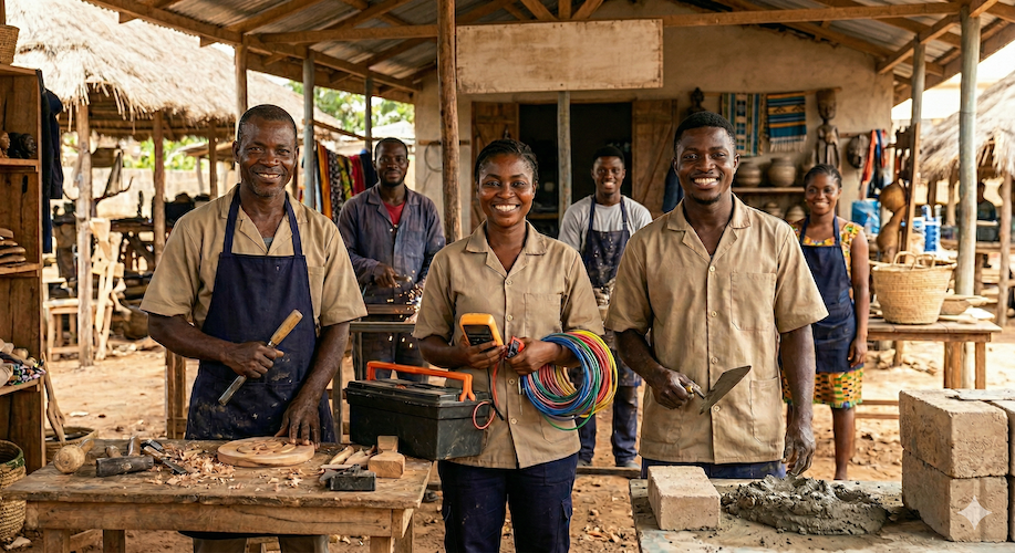 Skilled artisans at work